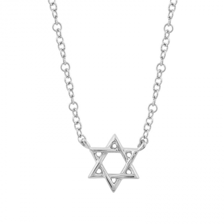 14k gold Jewish Star Necklace