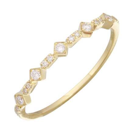 14k gold diamond band