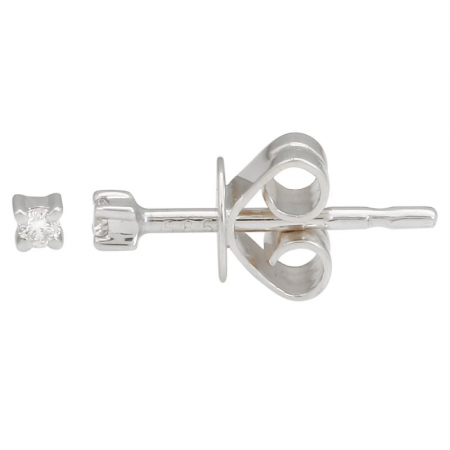 14k gold bitty diamond studs