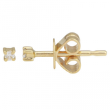 14k gold bitty diamond studs
