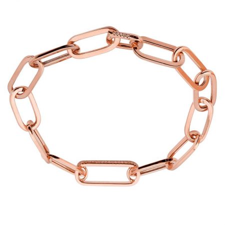 14k gold diamond link bracelet