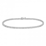 14k gold diamond tennis bracelet