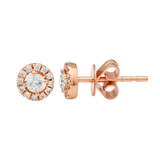 14k gold diamond studs