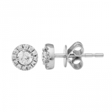 14k gold diamond studs