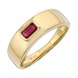 14k gold sapphire band