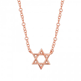 14k gold Jewish Star Necklace