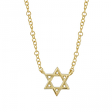 14k gold Jewish Star Necklace