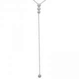 14k gold diamond lariat necklace