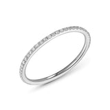 14k gold diamond eternity band