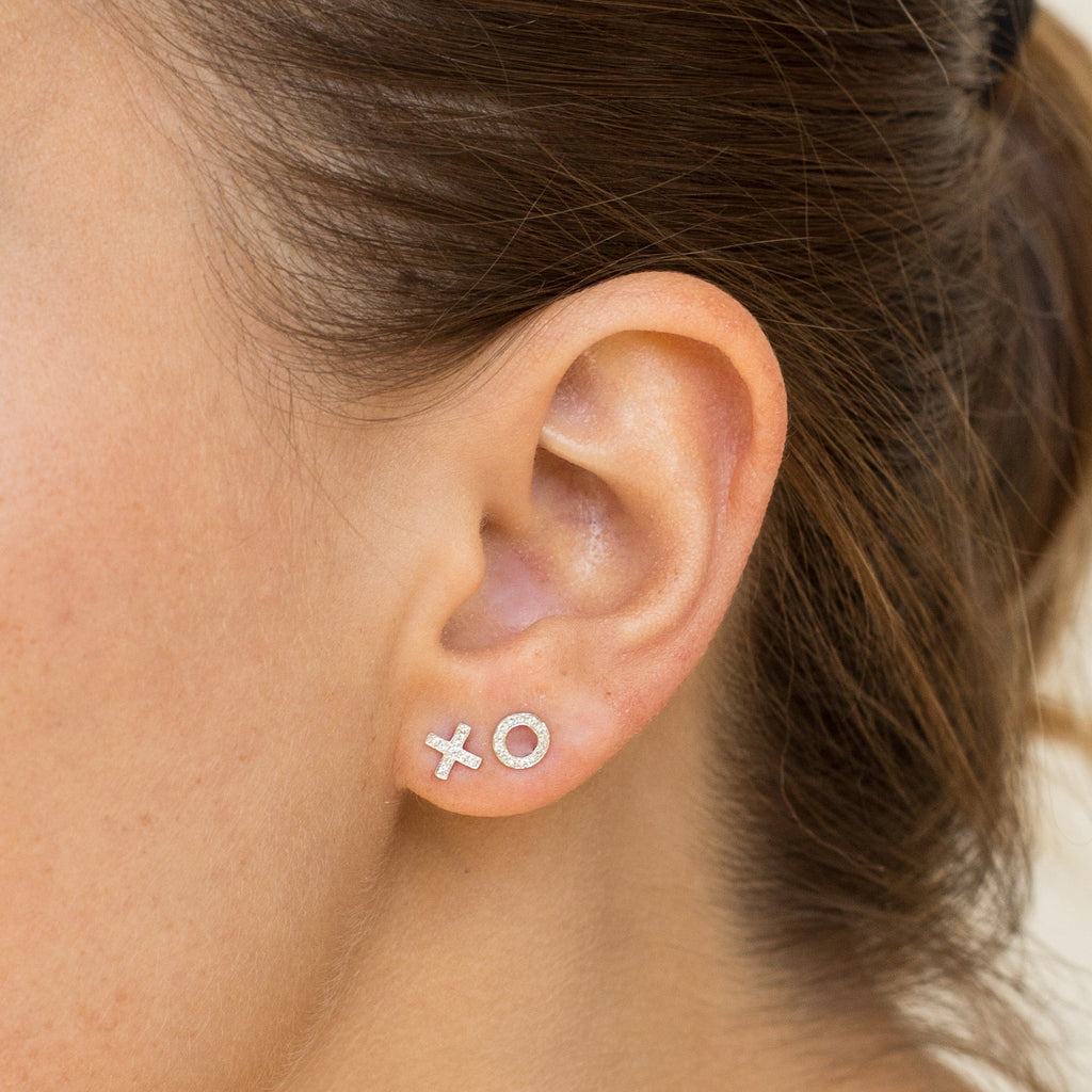 Xo earrings 14k shop gold